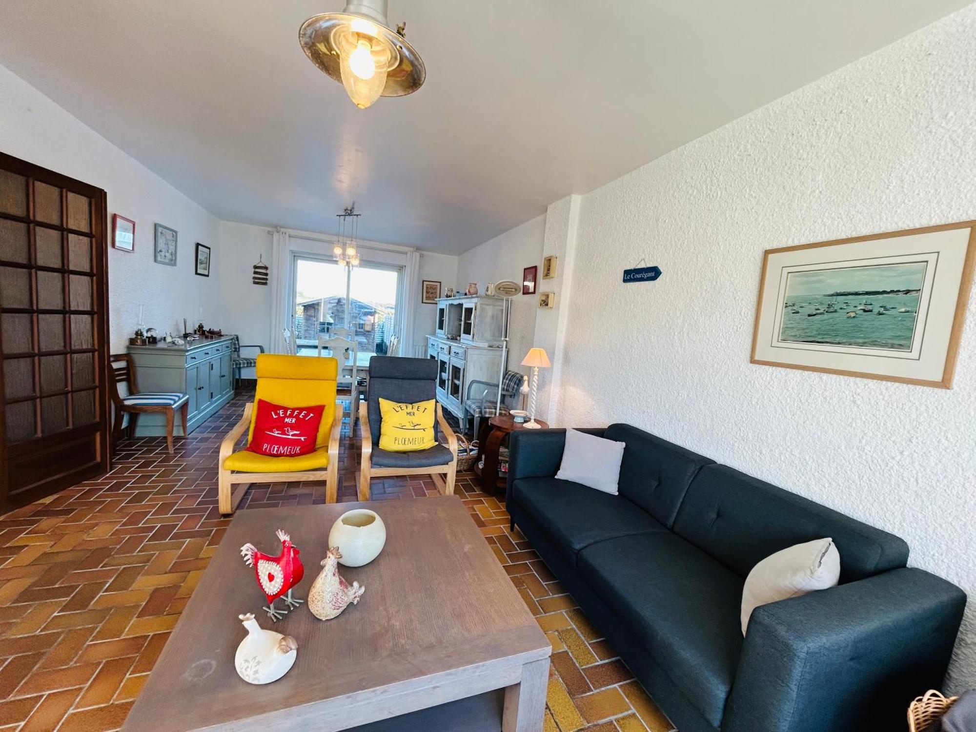 Maison ALIS 5 pièces 10 personnes à 100 mètres de la plage du Courégant Ploemeur Exterior foto